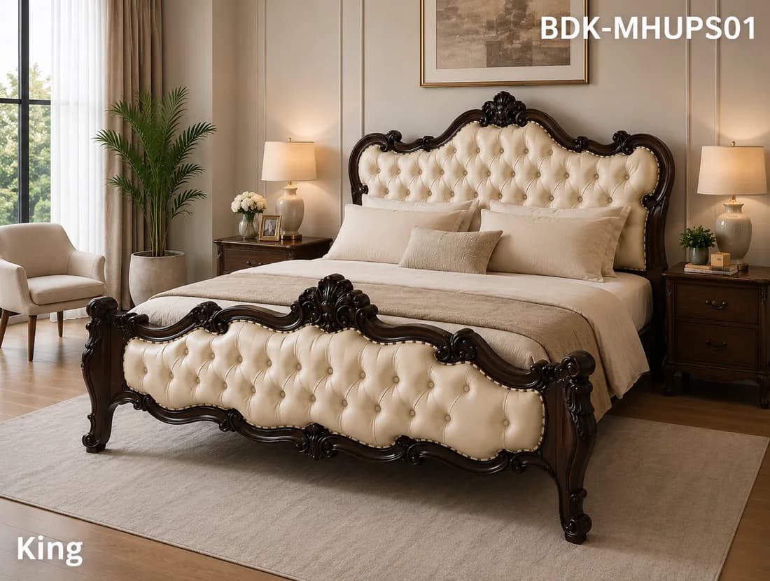 KING BED UPHOLSTRY